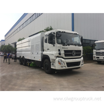 6x4 drive type 13 tons pavement cleaning truck